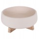 ΓΛΑΣΤΡΑ ΕΣ.ΧΩΡΟΥ FRELLO HM4674.02M ΛΕΥΚΟ FIBER CEMENT--TEAK ΒΑΣΗ 27x26,5x12Υεκ.