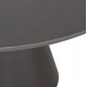 ΤΡΑΠΕΖΙ ΤΡΑΠΕΖΑΡΙΑΣ ΣΤΡΟΓΓΥΛΟ RAIKO HM6573.01 ΓΚΡΙ FIBER CEMENT Φ130x75Υεκ