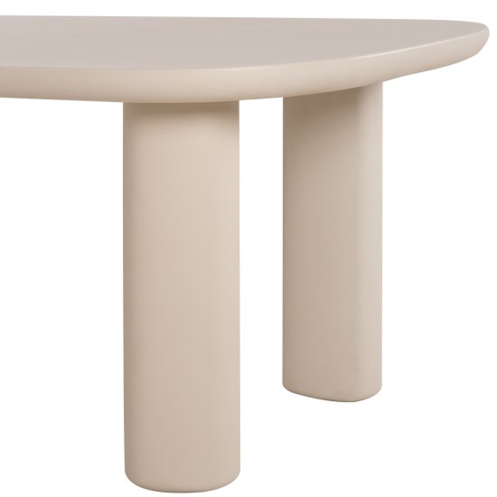 ΤΡΑΠΕΖΙ ΤΡΑΠΕΖΑΡΙΑΣ FIBER CEMENT KIORA HM6597.02 ΜΠΕΖ 200x100x76Υεκ