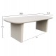 ΤΡΑΠΕΖΙ ΤΡΑΠΕΖΑΡΙΑΣ FIBER CEMENT AZAMI HM6601.02 ΜΠΕΖ 300x112x75Υεκ.