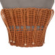 ΤΡΑΠΕΖΙ ΒΟΗΘΗΤΙΚΟ PERRAL HM18164.03S FIBER CEMENT ΓΚΡΙ-ΦΥΣΙΚΟ RATTAN--Φ42x36Υεκ