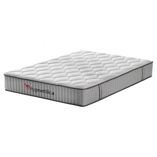 ΣΤΡΩΜΑ ΔΙΠΛΟ HYPNOTTICA HM748.06 POCKET SPRINGS--ΛΕΥΚΟ 160x200x25Υεκ.