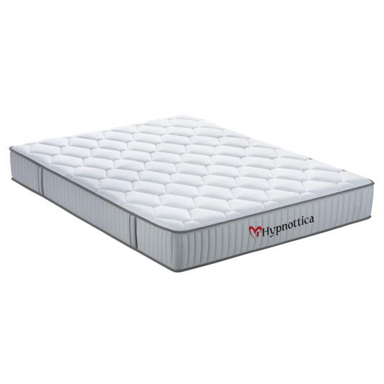 ΣΤΡΩΜΑ ΔΙΠΛΟ HYPNOTTICA HM748.06 POCKET SPRINGS--ΛΕΥΚΟ 160x200x25Υεκ.