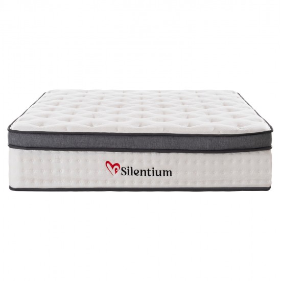 ΣΤΡΩΜΑ ΔΙΠΛΟ SILENTIUM HM749.04 POCKET SPRINGS--ΛΕΥΚΟ 140x200x30Υεκ.