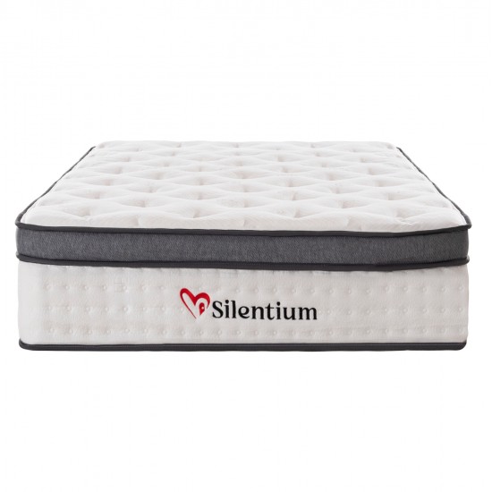 ΣΤΡΩΜΑ ΗΜΙΔΙΠΛΟ SILENTIUM HM749.02 POCKET SPRINGS--ΛΕΥΚΟ 120x200x30Υεκ.