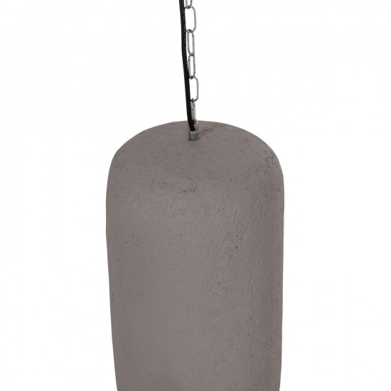 ΦΩΤΙΣΤΙΚΟ ΟΡΟΦΗΣ ΚΡΕΜΑΣΤΟ LOGKY HM4704.03S--FIBER CEMENT ΓΚΡΙ Φ24x47Υεκ