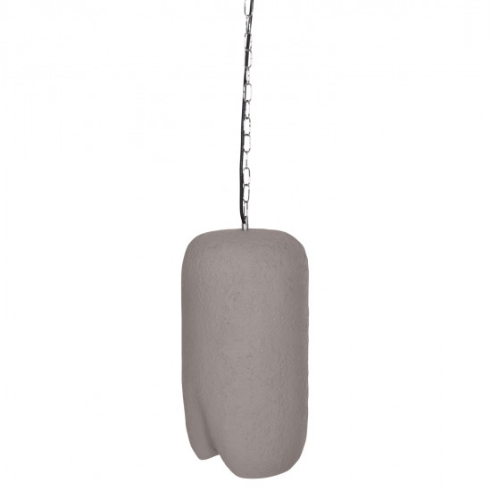 ΦΩΤΙΣΤΙΚΟ ΟΡΟΦΗΣ ΚΡΕΜΑΣΤΟ LOGKY HM4704.03S--FIBER CEMENT ΓΚΡΙ Φ24x47Υεκ