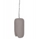 ΦΩΤΙΣΤΙΚΟ ΟΡΟΦΗΣ ΚΡΕΜΑΣΤΟ LOGKY HM4704.03S--FIBER CEMENT ΓΚΡΙ Φ24x47Υεκ