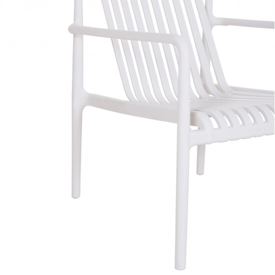 ΠΟΛΥΘΡΟΝΑ LOUNGE ΕΞΩΤ.ΧΩΡΟΥ MALEN HM6626.01 ΛΕΥΚΟ ΠΟΛΥΠΡΟΠΥΛΕΝΙΟ 67x75x75Υεκ