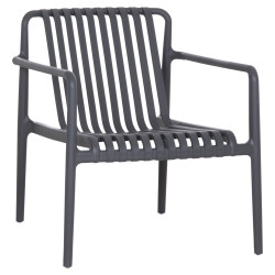 ΠΟΛΥΘΡΟΝΑ LOUNGE ΕΞΩΤ.ΧΩΡΟΥ MALEN HM6626.03 ΓΚΡΙ ΠΟΛΥΠΡΟΠΥΛΕΝΙΟ 67x75x75Υεκ