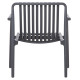 ΠΟΛΥΘΡΟΝΑ LOUNGE ΕΞΩΤ.ΧΩΡΟΥ MALEN HM6626.03 ΓΚΡΙ ΠΟΛΥΠΡΟΠΥΛΕΝΙΟ 67x75x75Υεκ