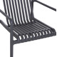 ΠΟΛΥΘΡΟΝΑ LOUNGE ΕΞΩΤ.ΧΩΡΟΥ MALEN HM6626.03 ΓΚΡΙ ΠΟΛΥΠΡΟΠΥΛΕΝΙΟ 67x75x75Υεκ