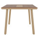 ΤΡΑΠΕΖΙ ΑΛΟΥΜΙΝΙΟΥ TABER HM5131.04 ΚΑΠΟΥΤΣΙΝΟ ΜΕ POLYWOOD TOP 200x100x75Υεκ