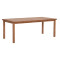 ΤΡΑΠΕΖΙ ΟΡΘΟΓΩΝΙΟ FINTO HM6616 ΞΥΛΟ TEAK--ΦΥΣΙΚΟ 200x100x75Υεκ.