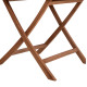 ΤΡΑΠΕΖΙ ΠΟΛΥΓΩΝΟ ΠΤΥΣΣΟΜΕΝΟ KARLIN HM6618 ΞΥΛΟ TEAK ΣΕ ΦΥΣΙΚΟ ΧΡΩΜΑ 120x120x75Yεκ.