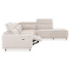 ΚΑΝΑΠΕΣ ΑΡΙΣΤΕΡΗ ΓΩΝΙΑ 5Θ ΜΕ RECLINE LUNARIS HM3316.02L ΕΚΡΟΥ ΥΦΑΣΜΑ 307x267x94Yεκ
