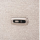 ΚΑΝΑΠΕΣ ΑΡΙΣΤΕΡΗ ΓΩΝΙΑ 5Θ ΜΕ RECLINE LUNARIS HM3316.02L ΕΚΡΟΥ ΥΦΑΣΜΑ 307x267x94Yεκ