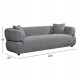 ΚΑΝΑΠΕΣ 3-ΘΕΣΙΟΣ ARCTIS HM3327.01 ΓΚΡΙ ΥΦΑΣΜΑ 229x88x88Υεκ.