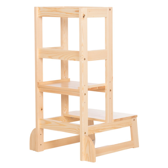 ΠΥΡΓΟΣ ΕΚΜΑΘΗΣΗΣ τ.MONTESSORI PEPE HM9291.01 ΞΥΛΟ ΠΕΥΚΟΥ ΦΥΣΙΚΟ 55x53x90Υεκ