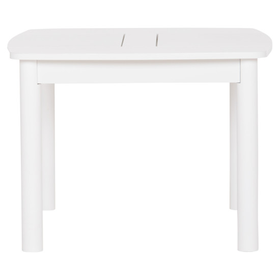 ΤΡΑΠΕΖΑΚΙ ΠΑΙΔΙΚΟ ΜΕ ΑΠΟΘ.ΧΩΡΟΥΣ RICKI HM18339.03 MDF & ΣΥΜΗΔΑ ΣΕ ΛΕΥΚΟ 65x65x47Υεκ