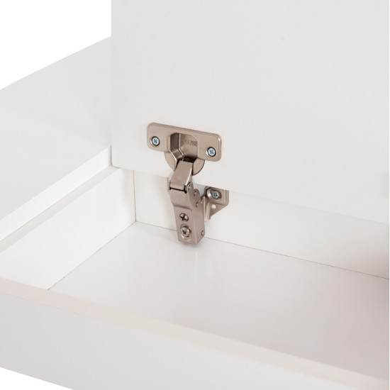 ΤΡΑΠΕΖΑΚΙ ΠΑΙΔΙΚΟ ΜΕ ΑΠΟΘ.ΧΩΡΟΥΣ RICKI HM18339.03 MDF & ΣΥΜΗΔΑ ΣΕ ΛΕΥΚΟ 65x65x47Υεκ