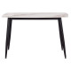 ΤΡΑΠΕΖΙ RAVEN HM9854.04 ΚΕΡΑΜΙΚΟ TOP ΜΕ ΟΨΗ ΜΑΡΜΑΡΟΥ τ.CALACATTA 120x70x73Υεκ.