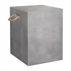 ΣΚΑΜΠΟ ΤΕΤΡΑΓΩΝΟ FIBER CEMENT ΜΕ ΧΕΡΟΥΛΙΑ ZAK HM6581.01 ΣΕ ΓΚΡΙ 36x36x45.5Υεκ