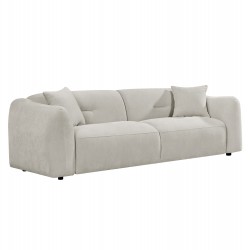ΚΑΝΑΠΕΣ 3-ΘΕΣΙΟΣ JUNOA HM3333.02 ΕΚΡΟΥ ΥΦΑΣΜΑ 228x89x74Υεκ