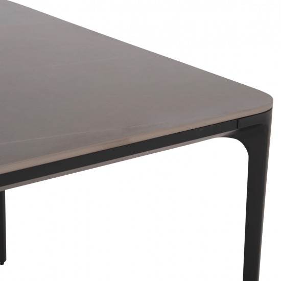 ΣΕΤ ΤΡΑΠΕΖΑΡΙΑΣ 7ΤΜΧ STAD HM10863.01 ΓΚΡΙ ΑΛΟΥΜΙΝΙΟ-SINTERED STONE TOP-OLEFIN