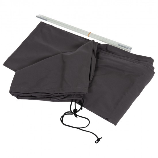 ΚΑΛΥΜΜΑ 3X4m ΓΙΑ ΟΜΠΡΕΛΑ HM6620.01 - SPUN POLYESTER ΣΕ ΓΚΡΙ