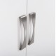 ΝΤΟΥΛΑΠΑ 3ΦΥΛΛΗ ΜΕ ΠΑΤΑΡΙ CARLY HM10891.05 ΜΕΛΑΜΙΝΗ ΣΕ ΛΕΥΚΟ 150X55Χ240Υεκ.
