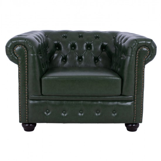 ΣΕΤ ΣΑΛΟΝΙ 3ΤΜΧ MOBAR HM10912.08 PU ΔΕΡΜΑ Τ.CHESTERFIELD ΚΥΠΑΡΙΣΣΙ
