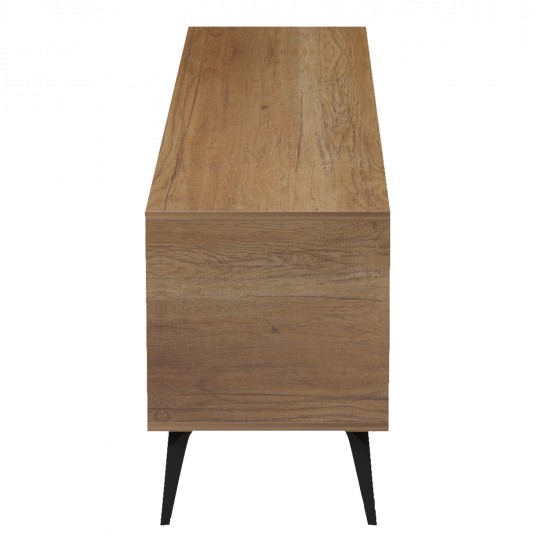 ΕΠΙΠΛΟ ΤΗΛΕΟΡΑΣΗΣ CATERRA HM18374.14 ΜΕΛΑΜΙΝΗ ΦΥΣΙΚΟ-MOORE STONE 180Χ35.5Χ48Υεκ.