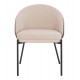 ΣΕΤ ΤΡΑΠΕΖΑΡΙΑΣ 7ΤΜΧ ASTORIA HM10933.02 MDF TOP--ΥΦΑΣΜΑ ΜΠΕΖ/ΚΑΦΕ & ΜΕΤΑΛΛΟ ΜΑΥΡΟ