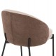 ΣΕΤ ΤΡΑΠΕΖΑΡΙΑΣ 7ΤΜΧ ASTORIA HM10933.02 MDF TOP--ΥΦΑΣΜΑ ΜΠΕΖ/ΚΑΦΕ & ΜΕΤΑΛΛΟ ΜΑΥΡΟ