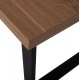 ΣΕΤ ΤΡΑΠΕΖΑΡΙΑΣ 7ΤΜΧ ASTORIA HM10933.02 MDF TOP--ΥΦΑΣΜΑ ΜΠΕΖ/ΚΑΦΕ & ΜΕΤΑΛΛΟ ΜΑΥΡΟ