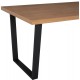 ΣΕΤ ΤΡΑΠΕΖΑΡΙΑΣ 7ΤΜΧ MANIDO HM10949.03 MDF TOP--ΥΦΑΣΜΑ TAUPE & ΜΕΤΑΛΛΟ ΜΑΥΡΟ