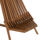 ΠΟΛΥΘΡΟΝΑ LOUNGE ΜΕ ΜΑΞΙΛΑΡΑΚΙ ΠΤΥΣΣΟΜΕΝΗ SHIGAN HM6530 ΞΥΛΟ ΑΚΑΚΙΑΣ 56.5x83x87Υεκ