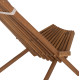 ΠΟΛΥΘΡΟΝΑ LOUNGE ΜΕ ΜΑΞΙΛΑΡΑΚΙ ΠΤΥΣΣΟΜΕΝΗ SHIGAN HM6530 ΞΥΛΟ ΑΚΑΚΙΑΣ 56.5x83x87Υεκ