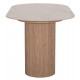 ΤΡΑΠΕΖΙ ΤΡΑΠΕΖΑΡΙΑΣ MELLOW HM18416 MDF ΠΟΔΙΑ ΣΕ ΦΥΣΙΚΟ--ΚΕΡΑΜΙΚΟ TOP 180x90x76Υεκ.
