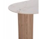 ΤΡΑΠΕΖΙ ΤΡΑΠΕΖΑΡΙΑΣ MELLOW HM18416 MDF ΠΟΔΙΑ ΣΕ ΦΥΣΙΚΟ--ΚΕΡΑΜΙΚΟ TOP 180x90x76Υεκ.