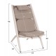 ΠΟΛΥΘΡΟΝΑ RELAX REMUS HM6642.02 ΑΛΟΥΜΙΝΙΟ ΛΕΥΚΟ-ΣΧΟΙΝΙ OLEFIN ΜΠΕΖ 63x87x94Υεκ.