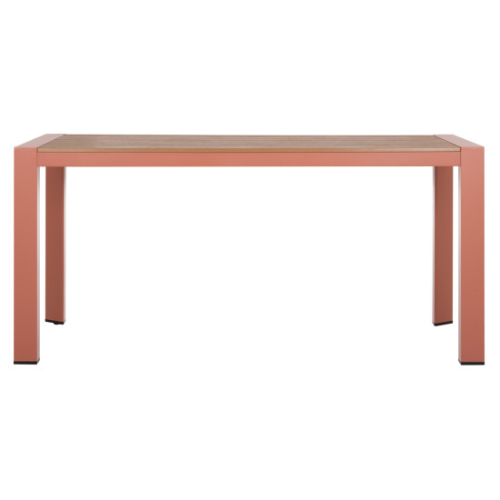 ΤΡΑΠΕΖΙ ΕΞΩΤ.ΧΩΡΟΥ GOYA HM6059.08 ΑΛΟΥΜΙΝΙΟ ΣE TERRACOTTA & POLYWOOD 160X80Χ75Υεκ.