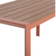ΤΡΑΠΕΖΙ ΕΞΩΤ.ΧΩΡΟΥ GOYA HM6059.08 ΑΛΟΥΜΙΝΙΟ ΣE TERRACOTTA & POLYWOOD 160X80Χ75Υεκ.