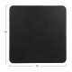 ΕΠΙΦΑΝΕΙΑ ΤΡΑΠΕΖΙΟΥ SINTERED STONE ΤΕΤΡΑΓΩΝΗ HM6654.01 ΜΑΥΡΗ ΜΕ ΠΛΑΙΣΙΟ ALU ΜΑΥΡΟ 70x70εκ.