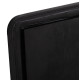 ΕΠΙΦΑΝΕΙΑ ΤΡΑΠΕΖΙΟΥ SINTERED STONE HM6654.03 BLACK MARBLE--ΠΛΑΙΣΙΟ ALU ΜΑΥΡΟ 70x70εκ.