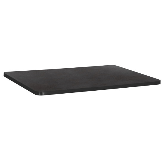 ΕΠΙΦΑΝΕΙΑ ΤΡΑΠΕΖΙΟΥ SINTERED STONE HM6656.01 ΜΑΥΡΗ ΜΕ ΠΛΑΙΣΙΟ ALU ΜΑΥΡΟ 120x80εκ.