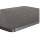 ΕΠΙΦΑΝΕΙΑ ΤΡΑΠΕΖΙΟΥ SINTERED STONE HM6656.05 GREY MARBLE--ΠΛΑΙΣΙΟ ALU ΓΚΡΙ 120x80εκ.