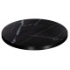 ΕΠΙΦΑΝΕΙΑ ΤΡΑΠΕΖΙΟΥ SINTERED STONE HM6652.03 BLACK MARBLE--ΠΛΑΙΣΙΟ ALU ΜΑΥΡΟ Φ60εκ.