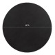 ΕΠΙΦΑΝΕΙΑ ΤΡΑΠΕΖΙΟΥ SINTERED STONE HM6653.01 ΜΑΥΡΗ ΜΕ ΠΛΑΙΣΙΟ ALU ΜΑΥΡΟ Φ70εκ.
